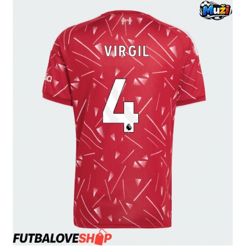 Dres Liverpool Virgil van Dijk #4 Domáci 2026-27 Krátky Rukáv